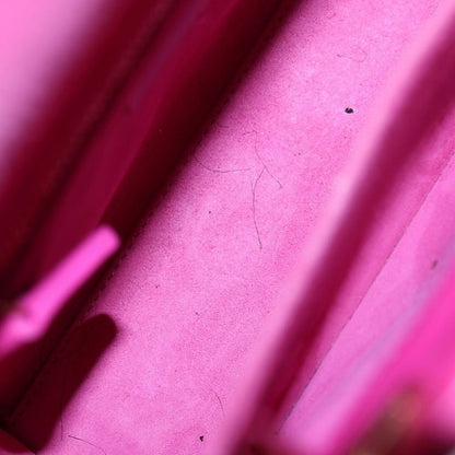 Christian Dior Lady Dior Small 2way Handbag Shoulder Bag Pink Leather