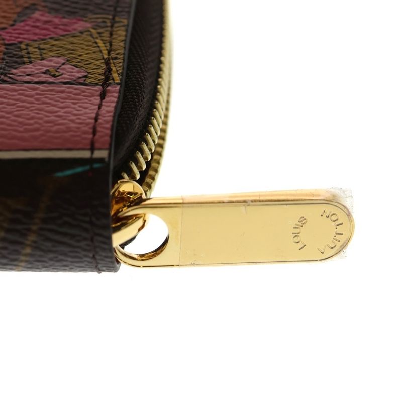 Louis Vuitton Monogram Zippy Wallet Vivienne Round Zipper Long Wallet Brown
