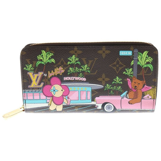 Louis Vuitton Monogram Zippy Wallet Vivienne Round Zipper Long Wallet Brown