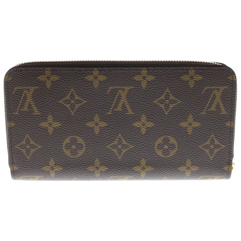 Louis Vuitton Monogram Zippy Wallet Vivienne Round Zipper Long Wallet Brown