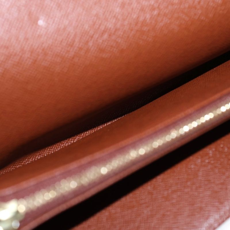 Louis Vuitton Portomone Cles Di Graffiti Zipper Long Wallet Long Wallet Brown