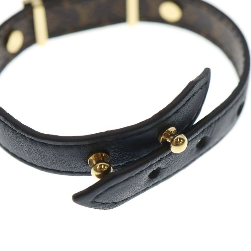 Louis Vuitton Bracelet Dauphine Bracelet Brown M6558 Gold Hardware