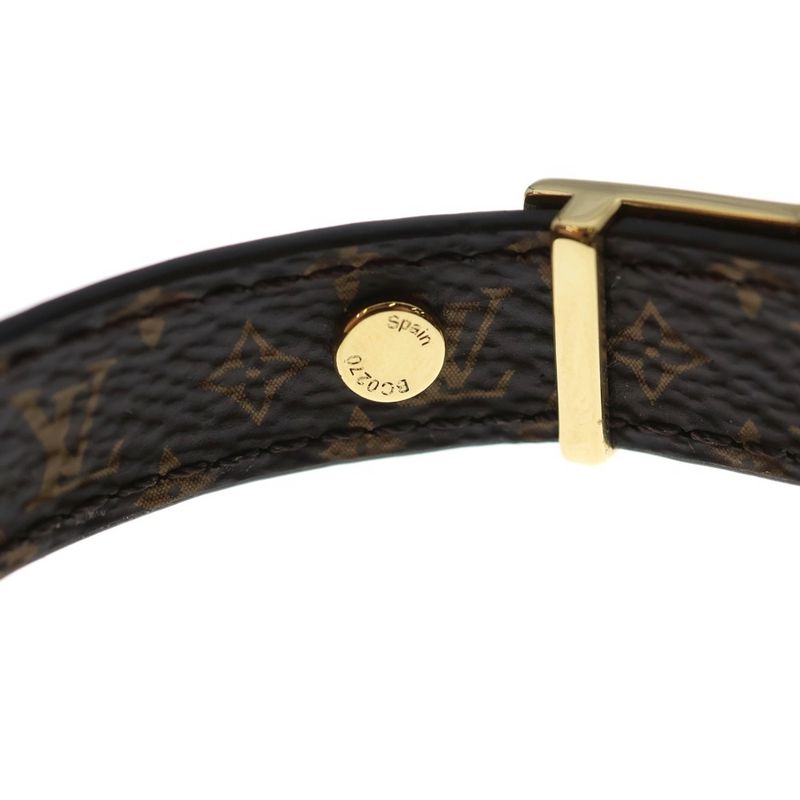 Louis Vuitton Bracelet Dauphine Bracelet Brown M6558 Gold Hardware
