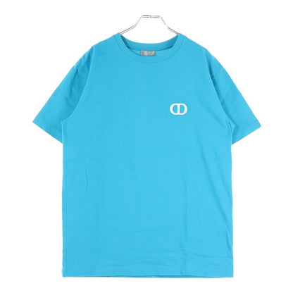 Dior CD Icon S Tee 943j605a0554 CD Logo Short Sleeve T-Shirt Blue