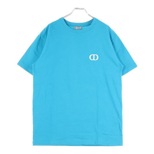 Dior CD Icon S Tee 943j605a0554 CD Logo Short Sleeve T-Shirt Blue