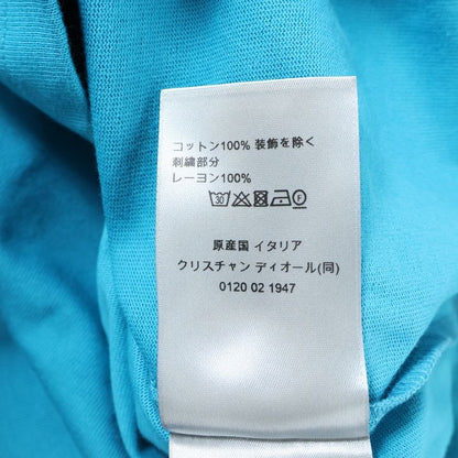 Dior CD Icon S Tee 943j605a0554 CD Logo Short Sleeve T-Shirt Blue