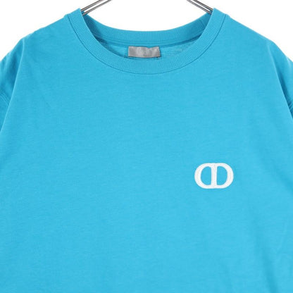 Dior CD Icon S Tee 943j605a0554 CD Logo Short Sleeve T-Shirt Blue