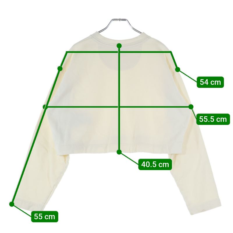 Fendi Baguette Bag Decoration Fs7947 Amgy Cotton Long Sleeve Sweatshirt White