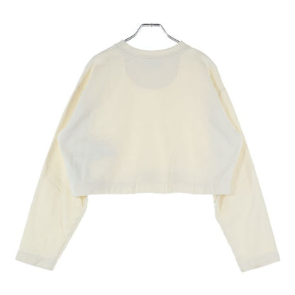 Fendi Baguette Bag Decoration Fs7947 Amgy Cotton Long Sleeve Sweatshirt White