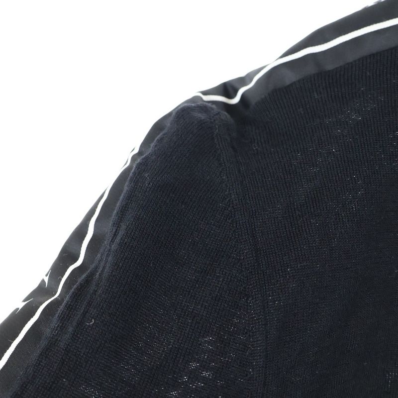 Dior Sideline Logo Knit Crew Neck Sweater Black 863m653at673