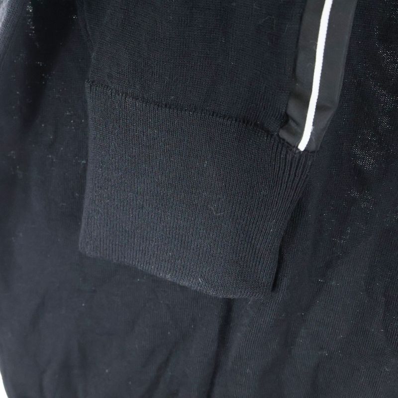 Dior Sideline Logo Knit Crew Neck Sweater Black 863m653at673