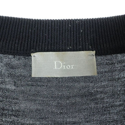 Dior Sideline Logo Knit Crew Neck Sweater Black 863m653at673