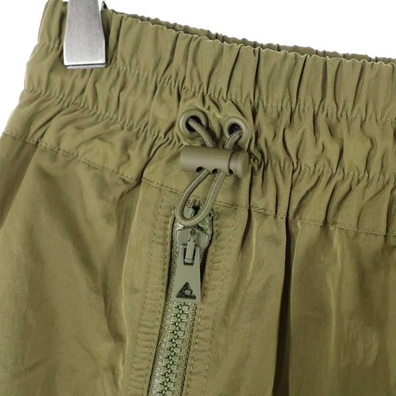 Bottega Veneta Technical Nylon Pants Technical Zip Up Nylon Pants Khaki 725544