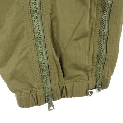 Bottega Veneta Technical Nylon Pants Technical Zip Up Nylon Pants Khaki 725544