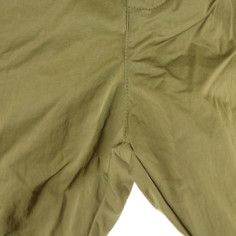 Bottega Veneta Technical Nylon Pants Technical Zip Up Nylon Pants Khaki 725544