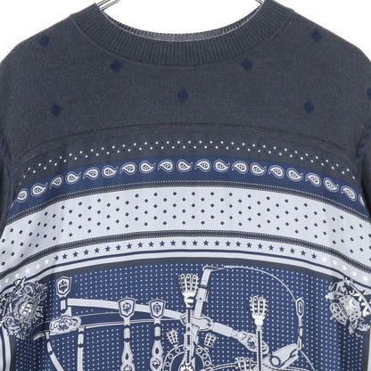 Hermes 22aw Harnais de Cour Court Horse Twill Reine Harness de Cour Silk Scarf