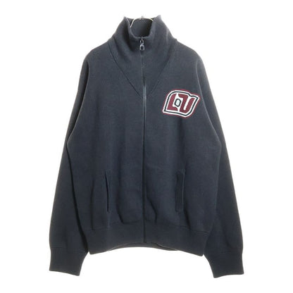Louis Vuitton LV Zip Up Jacket Rm232 Biu Hpn97w LV Logo Zip Up Knit Jacket Gray