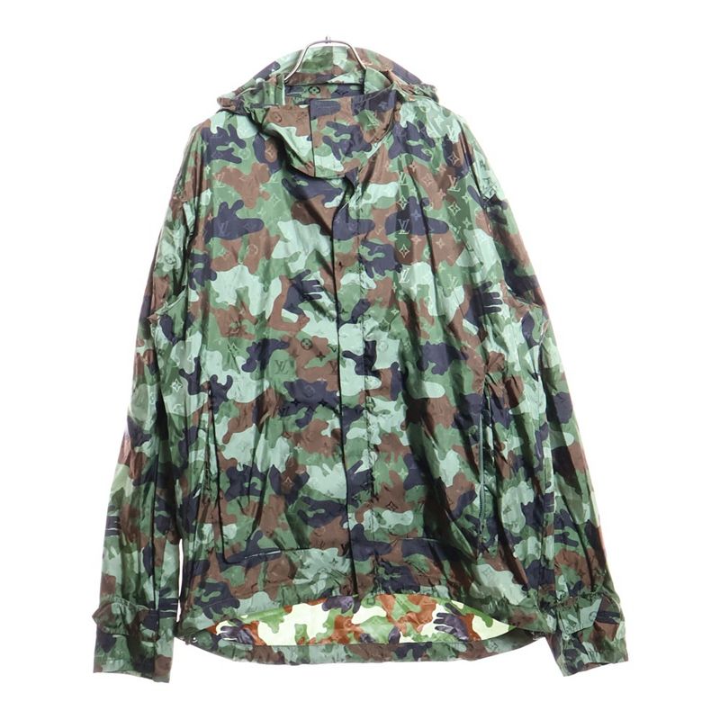 Louis Vuitton Camo Monogram Windbreaker Rm202m Xco Hjb08w Camo Windbreaker