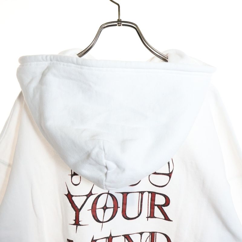 Balenciaga 19aw Gothic Double-Sided Print Sweat Pullover Hoodie 570811 Tjve9