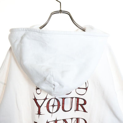 Balenciaga 19aw Gothic Double-Sided Print Sweat Pullover Hoodie 570811 Tjve9