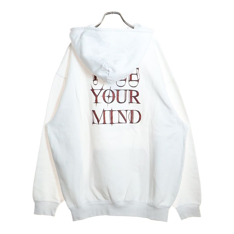 Balenciaga 19aw Gothic Double-Sided Print Sweat Pullover Hoodie 570811 Tjve9