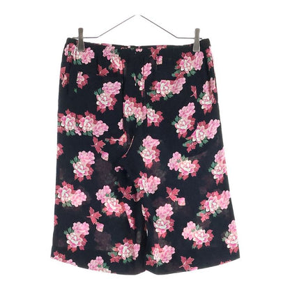 Gucci GG Pattern Floral Pattern Shorts Black Pink 624399