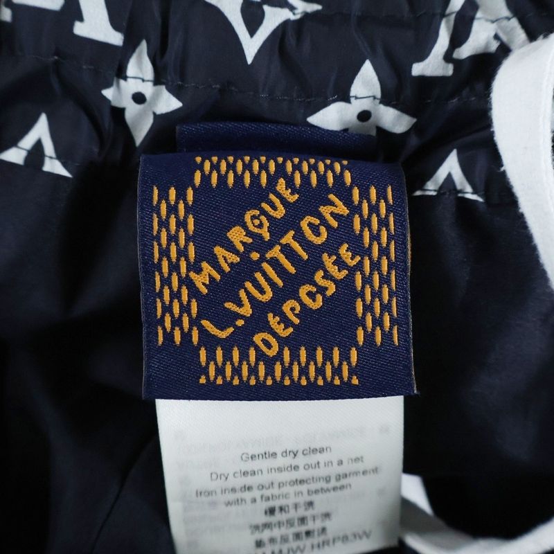 Louis Vuitton 24aw Monogram Print Technical Track Long Pants Rm242m Mjw Hrp83w