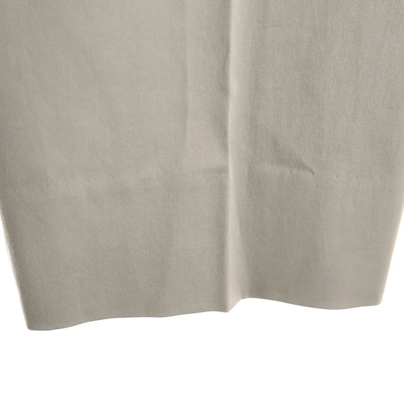 Hermes Cotton Chino Center Press Straight Pants Beige