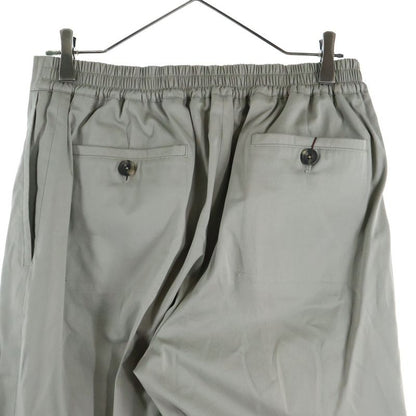 Hermes Cotton Chino Center Press Straight Pants Beige