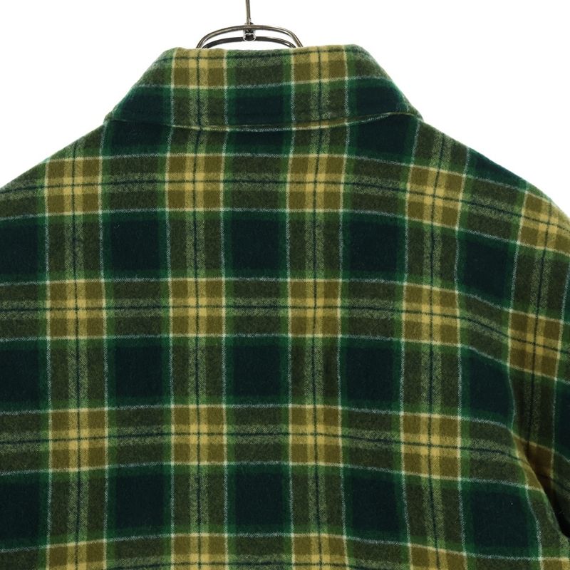 Celine 22aw Overshirt in Checked Wool Overshirt in Checked Wool Button Jacket
