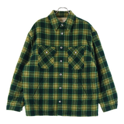 Celine 22aw Overshirt in Checked Wool Overshirt in Checked Wool Button Jacket