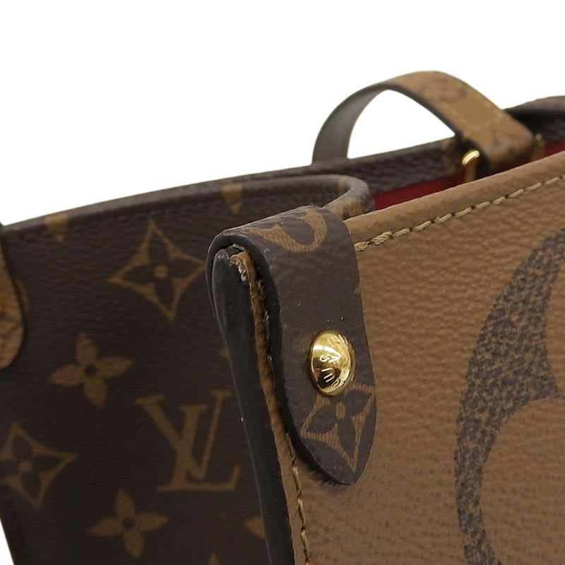 Louis Vuitton Monogram Reverse On The Go GM Tote Bag