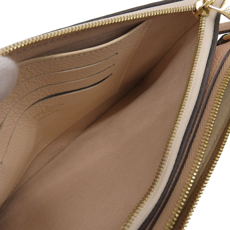 Louis Vuitton Monogram Empreinte Pochette Double Zip Shoulder Bag