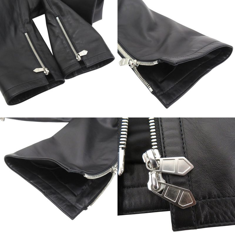 Hermes Single Riders Jacket Sheep Leather Cupro 4 Pockets 1602 Hermes