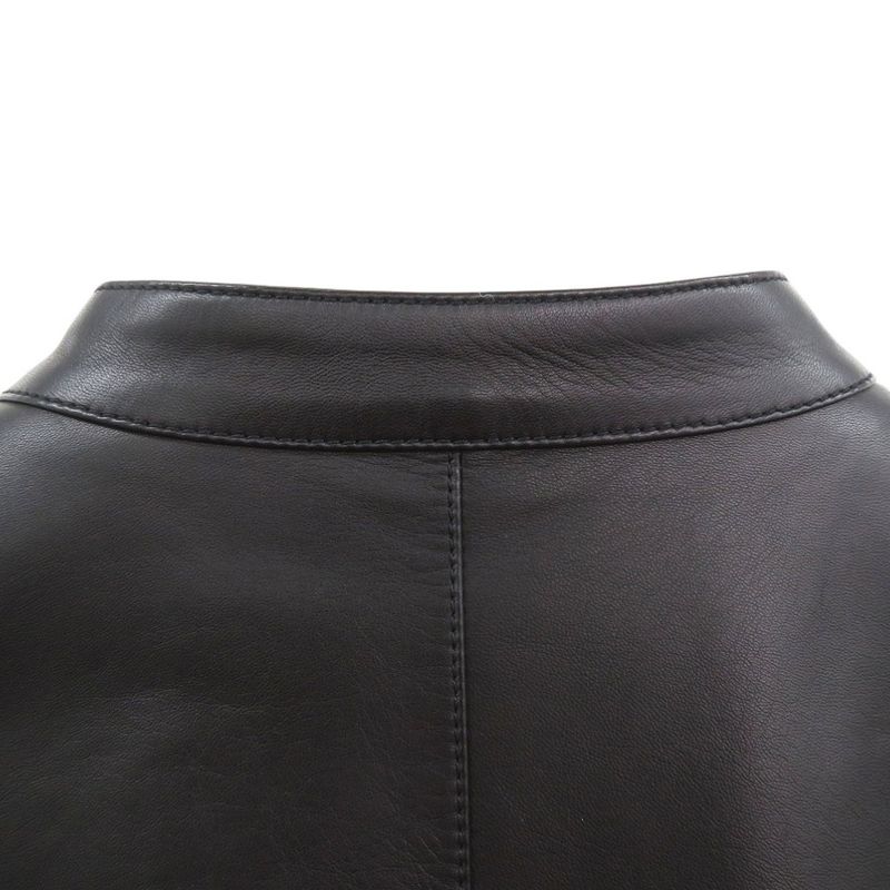 Hermes Single Riders Jacket Sheep Leather Cupro 4 Pockets 1602 Hermes