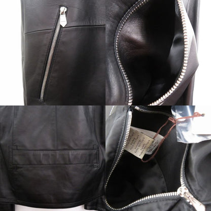 Hermes Single Riders Jacket Sheep Leather Cupro 4 Pockets 1602 Hermes