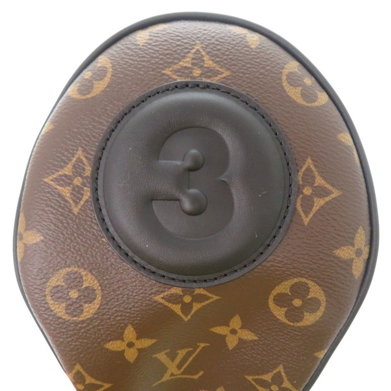Louis Vuitton Monogram Golf Head Cabas Set Gi0825 PVC Coated Canvas Brown LV