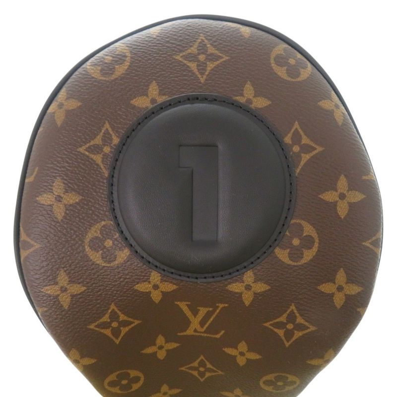 Louis Vuitton Monogram Golf Head Cabas Set Gi0825 PVC Coated Canvas Brown LV