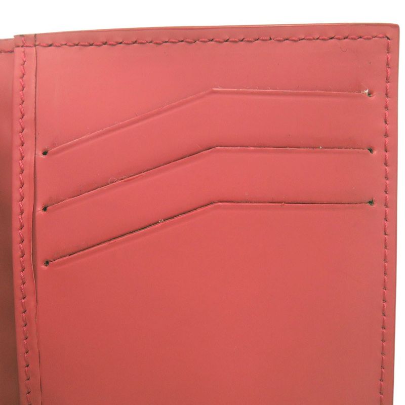 Balenciaga Grid Leather Card Case 214715 Red 2090 Balenciaga