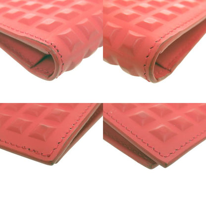 Balenciaga Grid Leather Card Case 214715 Red 2090 Balenciaga