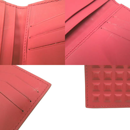 Balenciaga Grid Leather Card Case 214715 Red 2090 Balenciaga