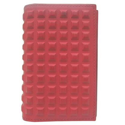 Balenciaga Grid Leather Card Case 214715 Red 2090 Balenciaga
