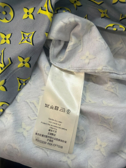 Louis Vuitton 23aw LV Logo Chain Monogram Crew Neck Short Sleeve Cut and Sewn