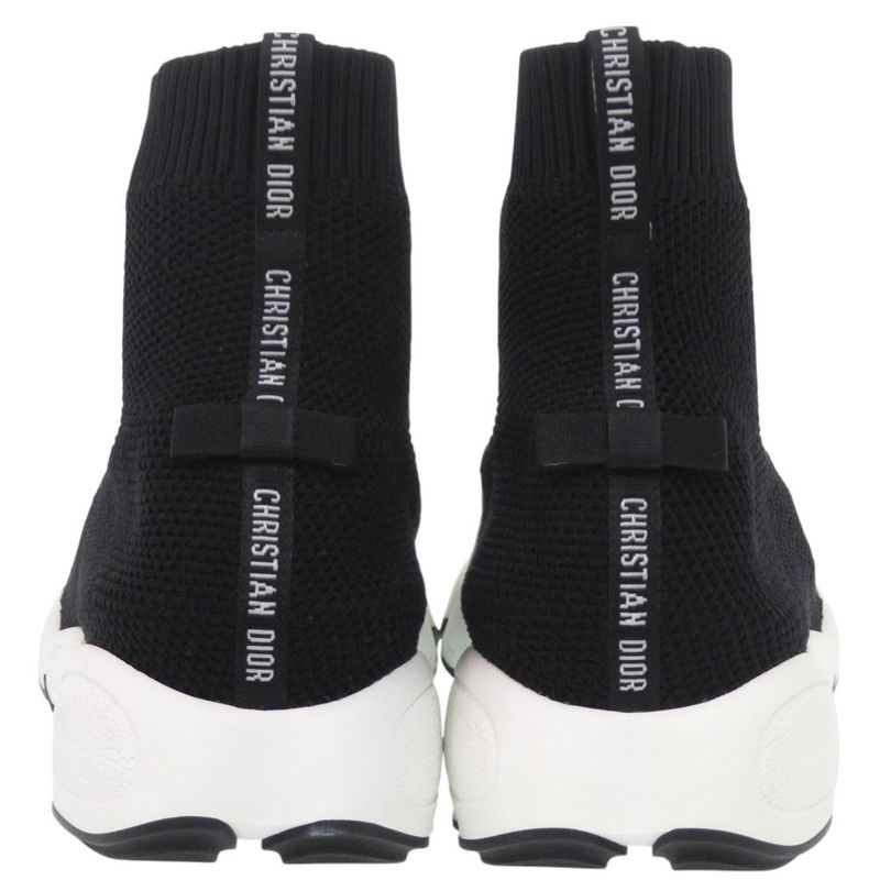 Unused Dior Technical Knit Kck217tlk Fabric Black Socks Sneakers Black 1895 Dior