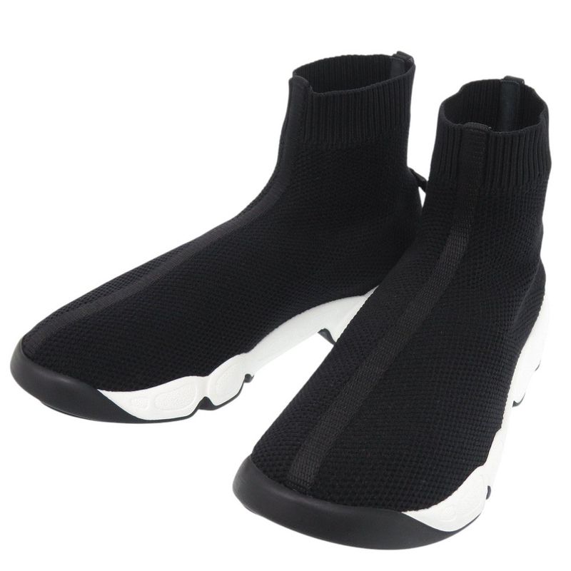 Unused Dior Technical Knit Kck217tlk Fabric Black Socks Sneakers Black 1895 Dior