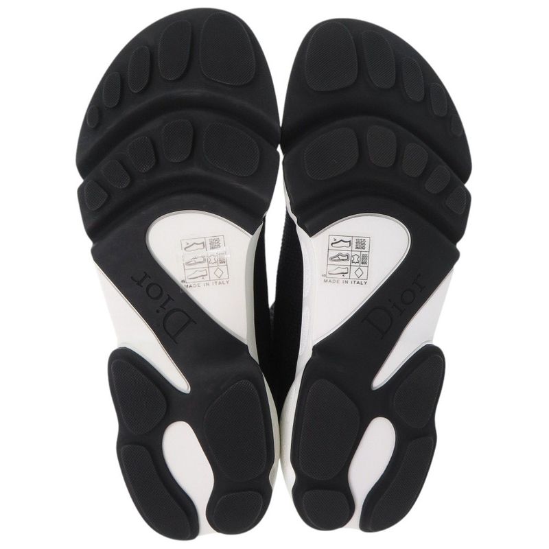 Unused Dior Technical Knit Kck217tlk Fabric Black Socks Sneakers Black 1895 Dior