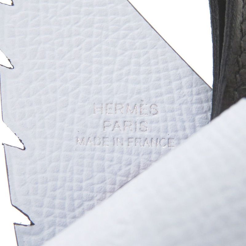 Unused Hermes Birdy Charm Kelly Plate Vaux Epson Chevre Misol Vaux Swift Blue