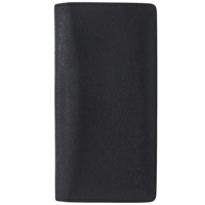 Louis Vuitton Portefeuille Plaza M30501 Taiga Leather Noir Black Long Wallet