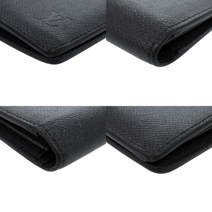 Louis Vuitton Portefeuille Plaza M30501 Taiga Leather Noir Black Long Wallet