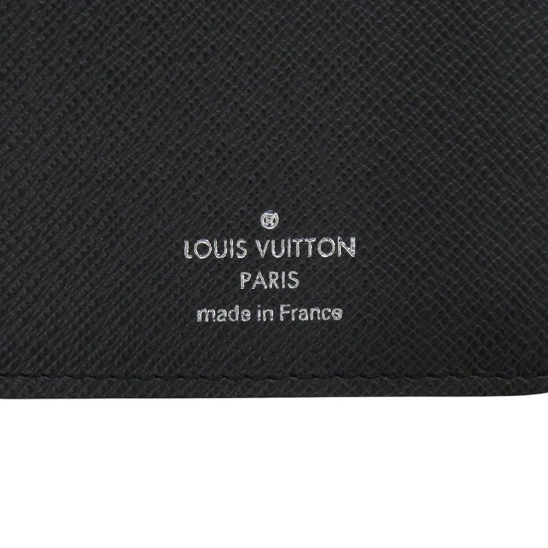 Louis Vuitton Portefeuille Plaza M30501 Taiga Leather Noir Black Long Wallet